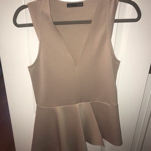 Zara beige top